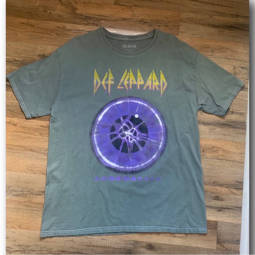 Def Leppard Adrenalize Tee Shirt  Mens-XL EUC